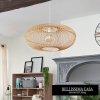Lampa sufitowa Sanya do salonu wnętrz w stylu boho